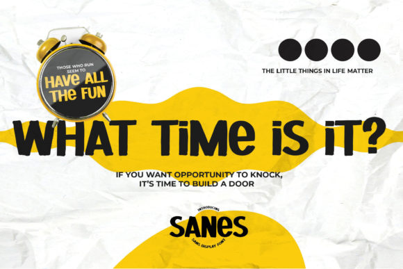 Sanes Font PNG with transparent background - Preview 5