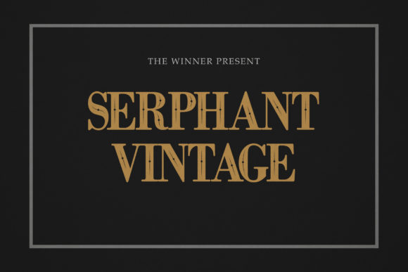 Serphant Font font preview - 1