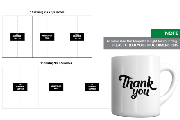 11 Oz Mug Template Graphic by JunioR Design  Creative Fabrica
