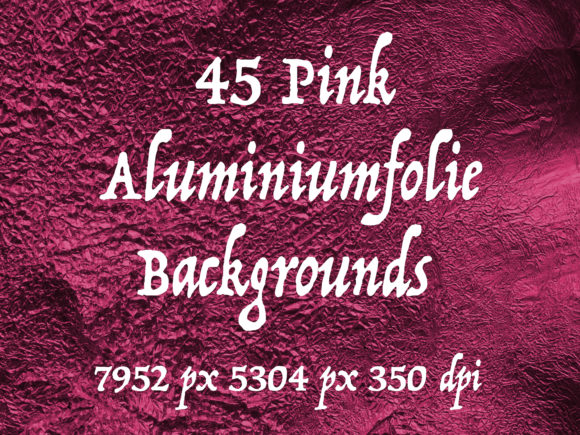 45 Pink Aluminiumfolien