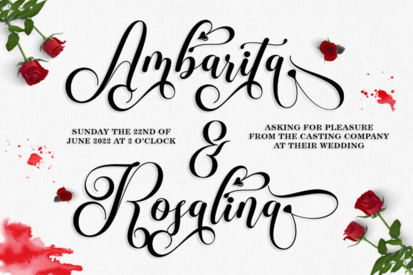 Beauty Cosneta Font - Preview 2