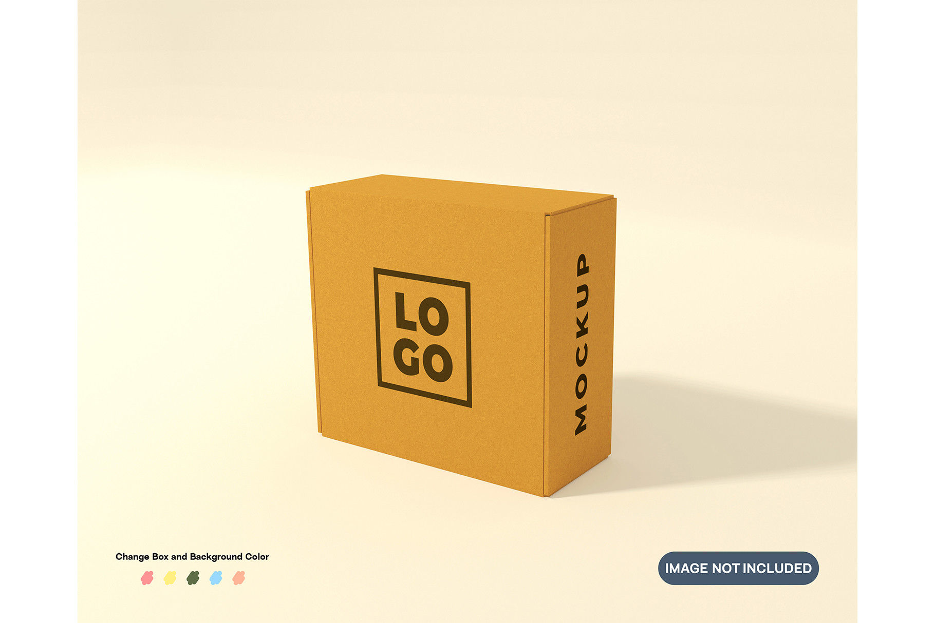 Brown Cardboard Packaging Mockup Graphic by Anggel Elgi · Creative Fabrica