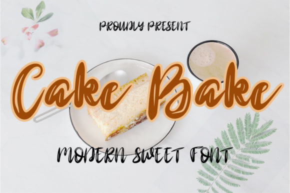 Cake Bake Font - Preview 2