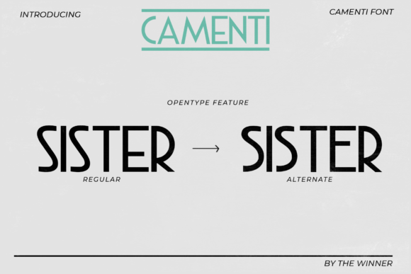 Camenti Font - Preview 2