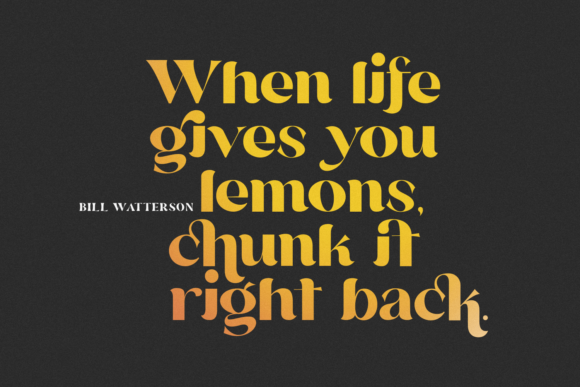 Citron Font - Preview 1