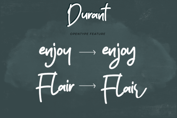 Durant Font - Preview 1