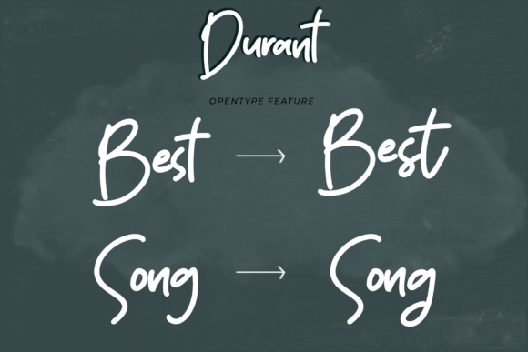 Durant Font - Preview 2
