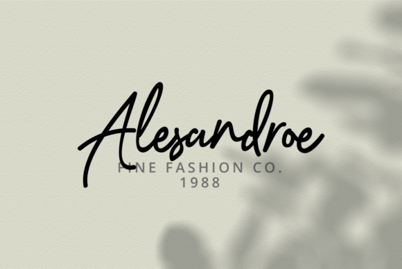 Geoffani Script Font - Preview 5