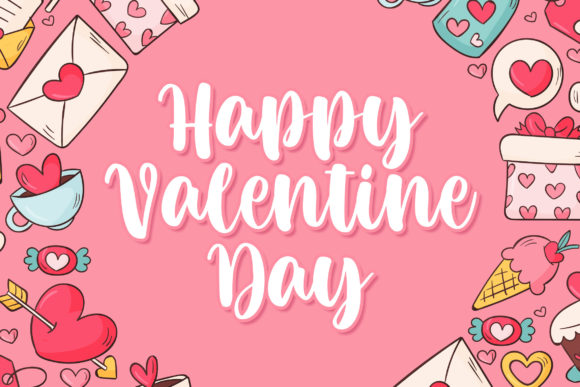 Girly Valentine Font - Preview 1