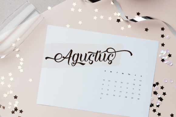 Hello Januari Font - Preview 1