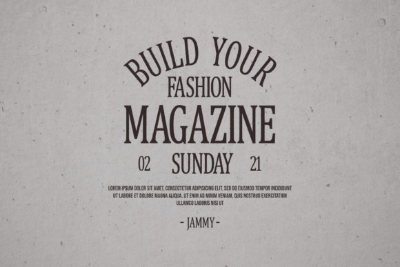 Jammy Font PNG with transparent background - Preview 2