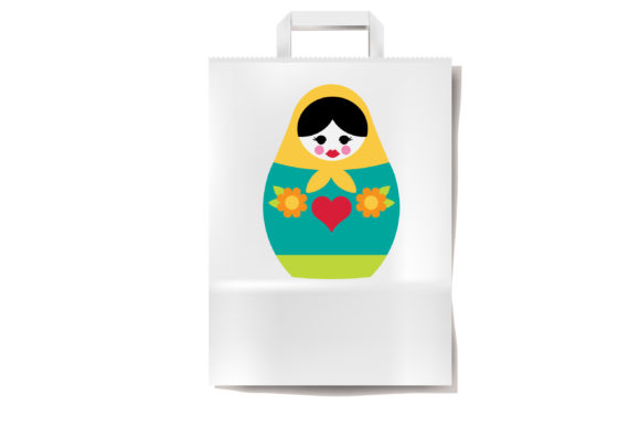 Matryoshka Font PNG with transparent background - Preview 3