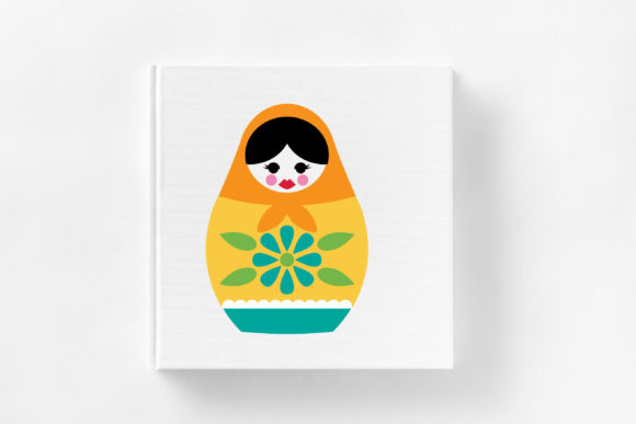 Matryoshka Font PNG with transparent background - Preview 4