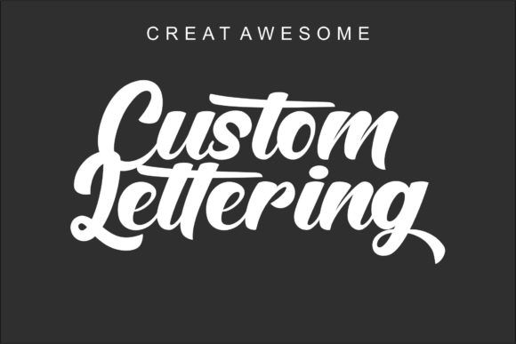 Mountain Chaligature Font PNG with transparent background - Preview 2