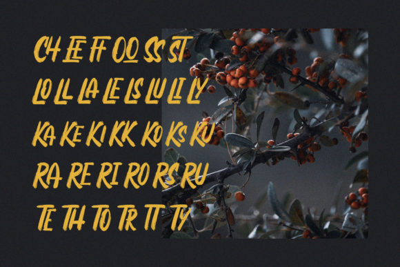 Rogersan Font PNG with transparent background - Preview 6