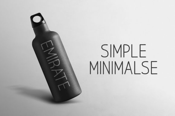 Simple Minimalse Font PNG with transparent background - Preview 2