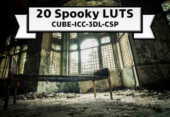 Spooky Horror LUT Collection Presets Grafika Działania i Ustawienia Wstępne Przez TiveCreate