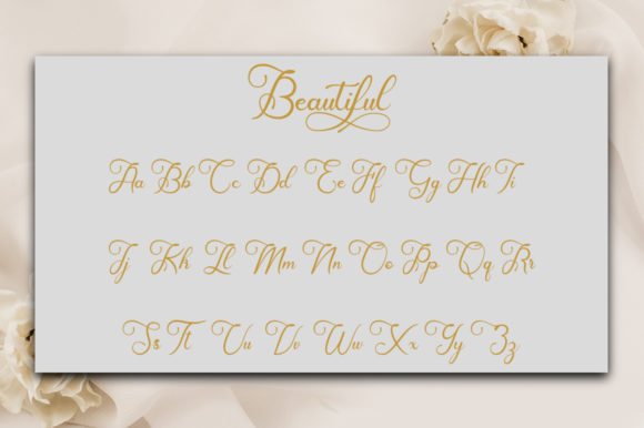 Beautiful Font - Preview 6