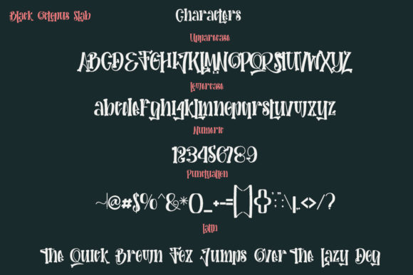 Black Octopus Font - Preview 1