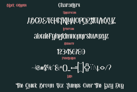 Black Octopus Font - Preview 5