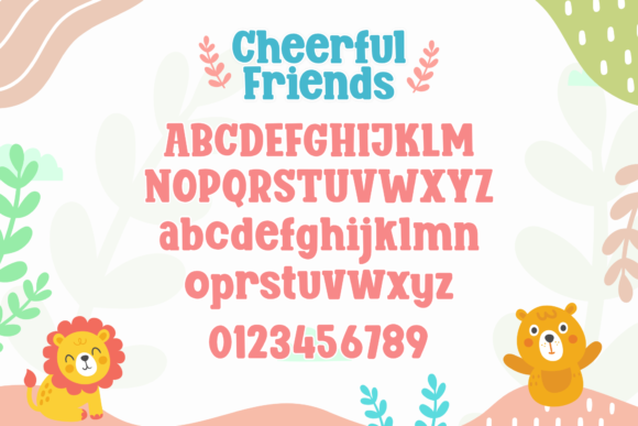 Cheerful Friends Font - Preview 1