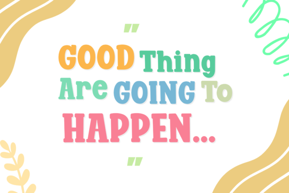 Cheerful Friends Font - Preview 4