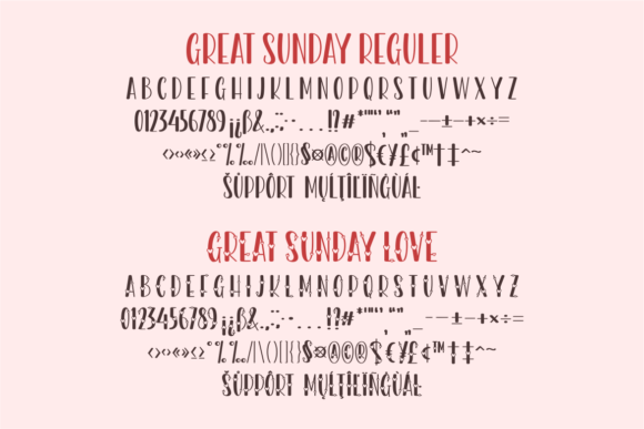 Great Sunday Font - Preview 2