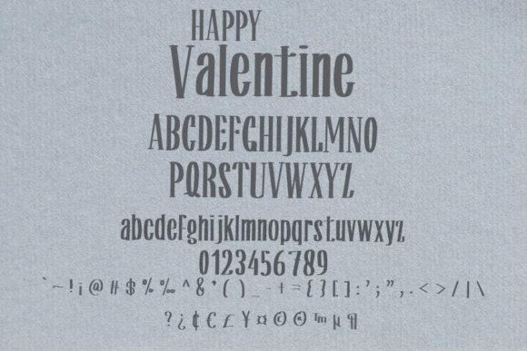 Happy Valentine Font - Preview 4