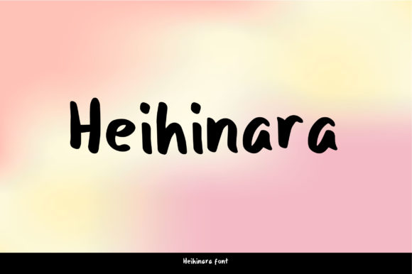 Heihinara Font PNG with transparent background - Preview 2