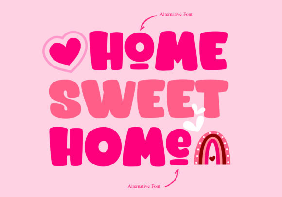 Love Story Font Font PNG with transparent background - Preview 2