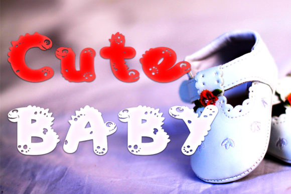 Lucky Dino Font PNG with transparent background - Preview 6