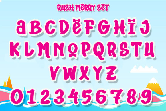 Rich Berry Font PNG with transparent background - Preview 6
