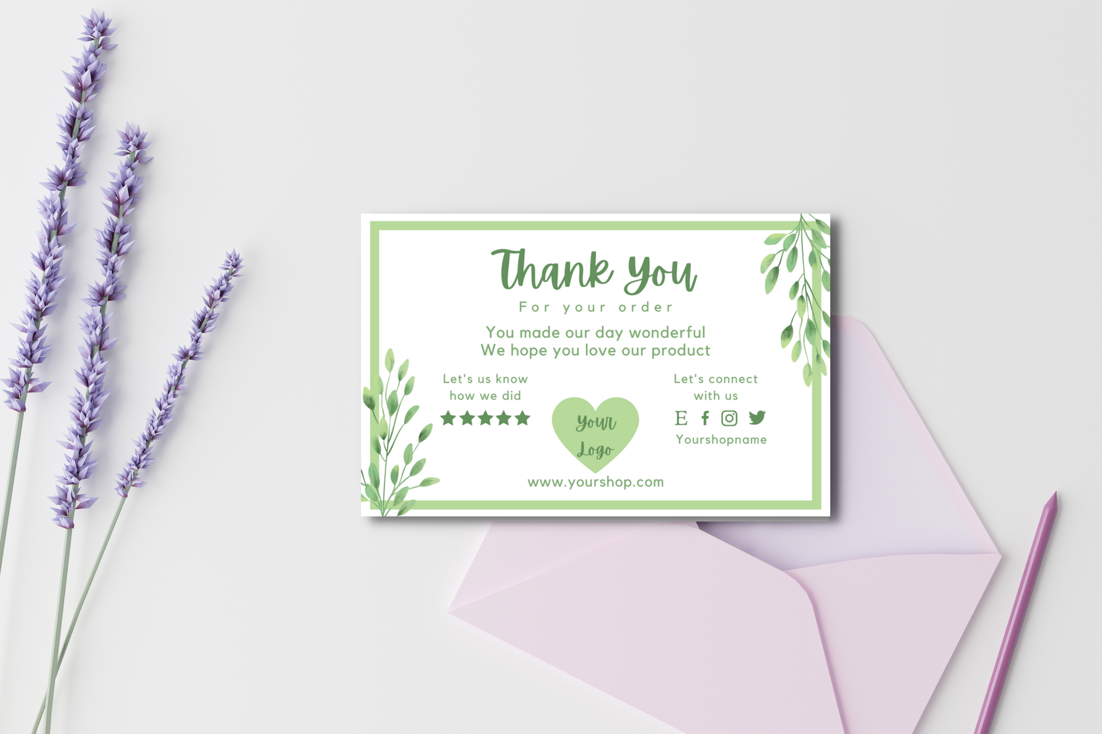 Canva Thank You Card Template 39
