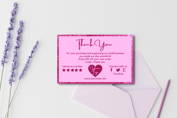 Canva Thank You Card Template 43