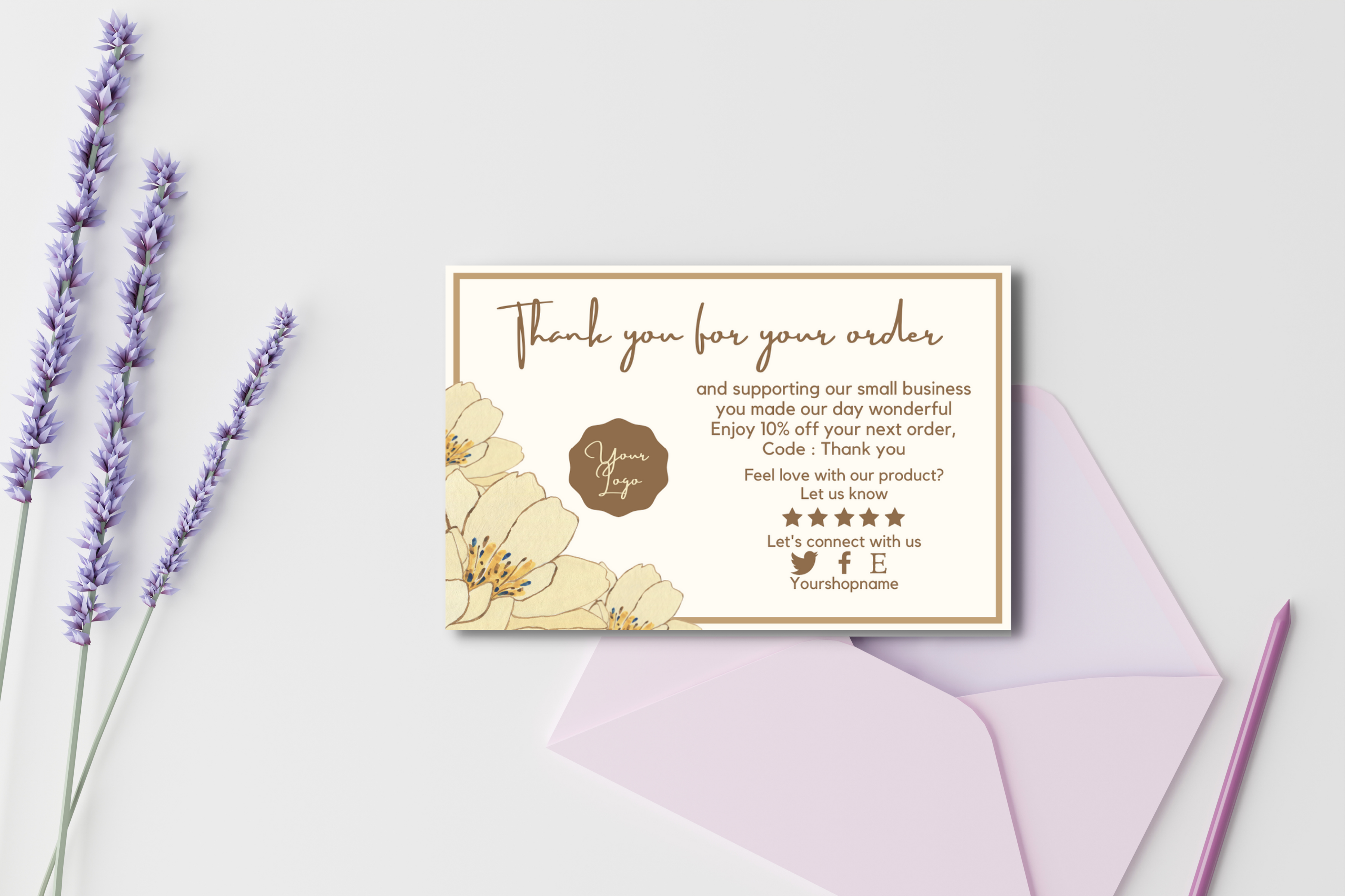 Canva Thank You Card Template 44