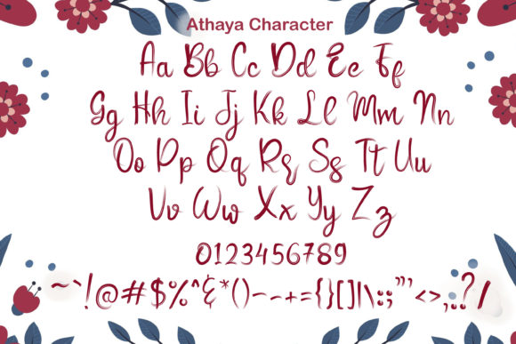 Athaya Font - Preview 4