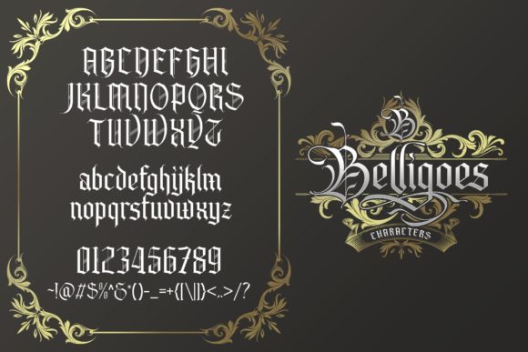 Belligoes Font - Preview 2