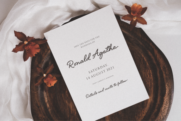 Bellinda – Modern Calligraphy Fonts Font PNG with transparent background - Preview 4