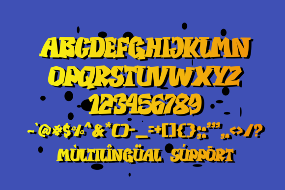 Black Drop Font - Preview 2