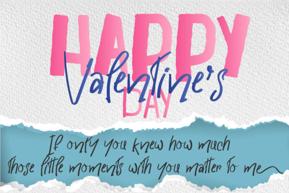 Boyfriend Stories Font - Preview 1