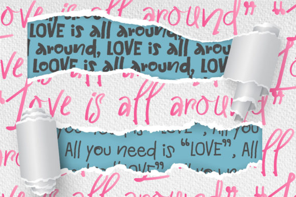 Boyfriend Stories Font - Preview 3
