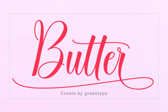 Butting Font - Preview 3