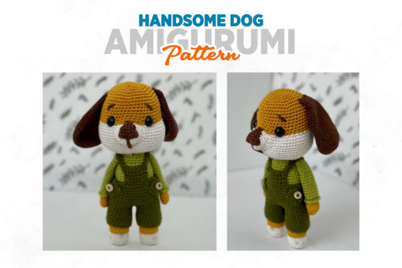 CROCHET PATTERN: Handsome Dog