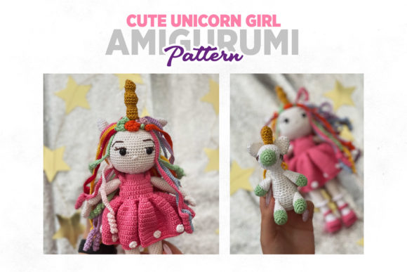CROCHET PATTERN: Unicorn Girl