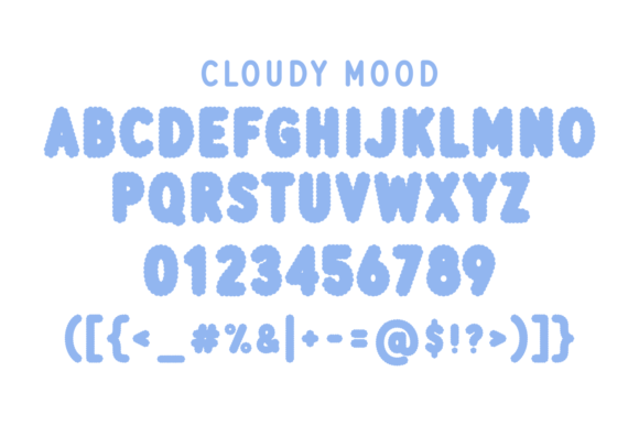 Cloudy Mood Font - Preview 1
