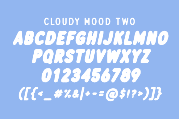 Cloudy Mood Font - Preview 2
