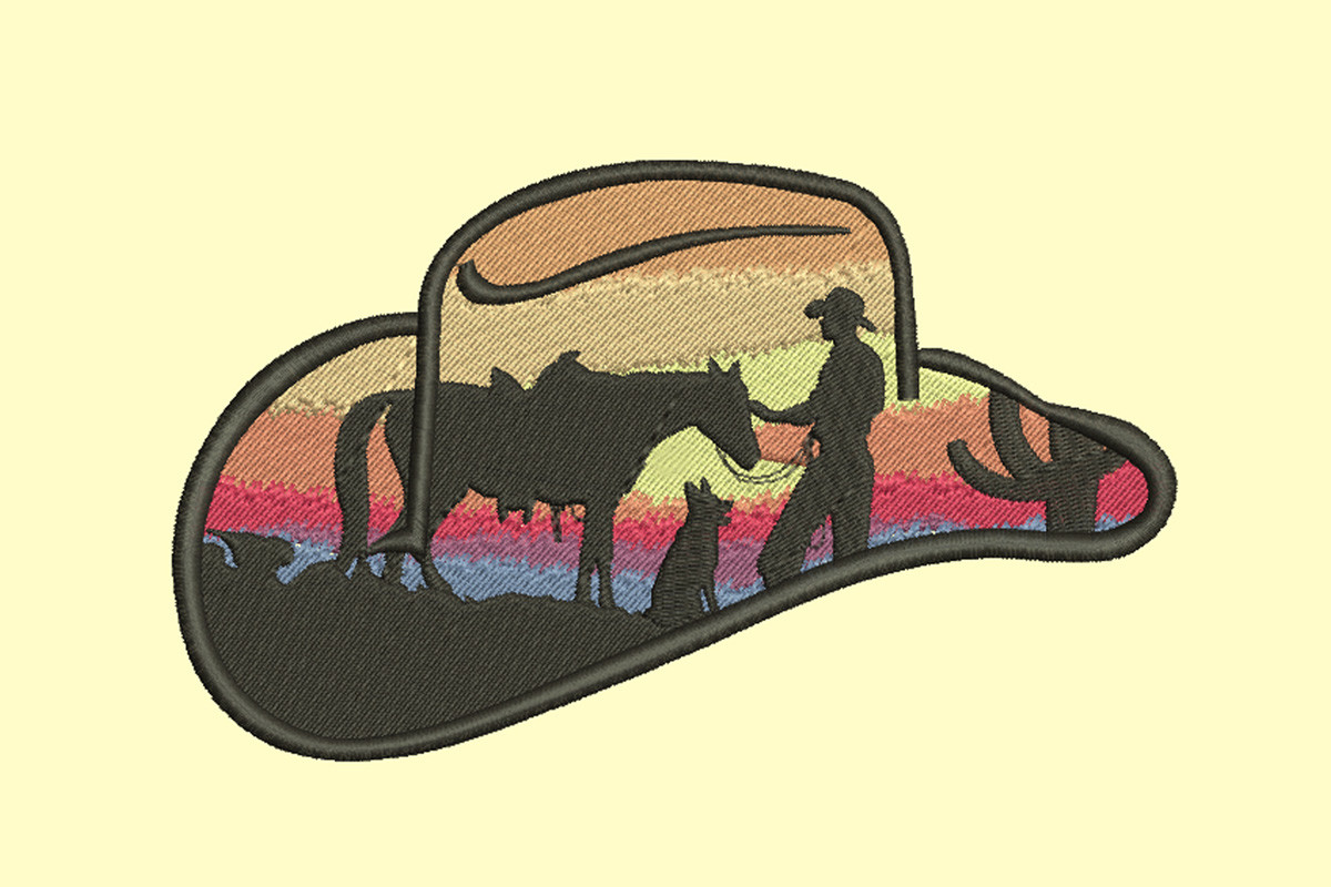 Cowboy with Horse