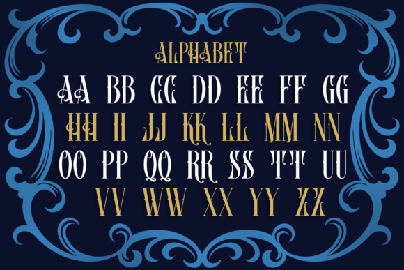 Firebirds Font PNG with transparent background - Preview 4