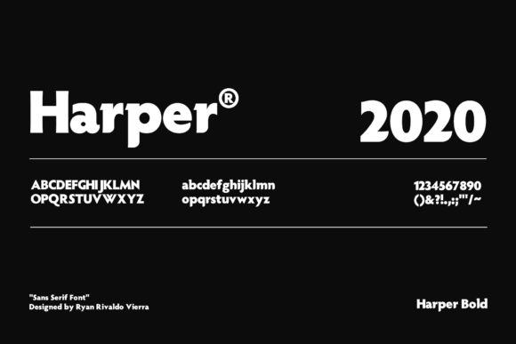 Haper Font - Preview 2