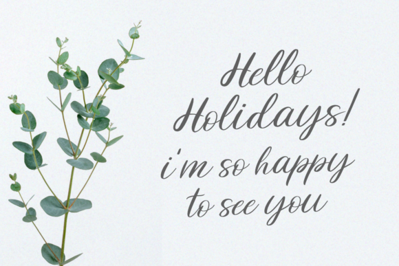 Holiday Melody Font - Preview 3